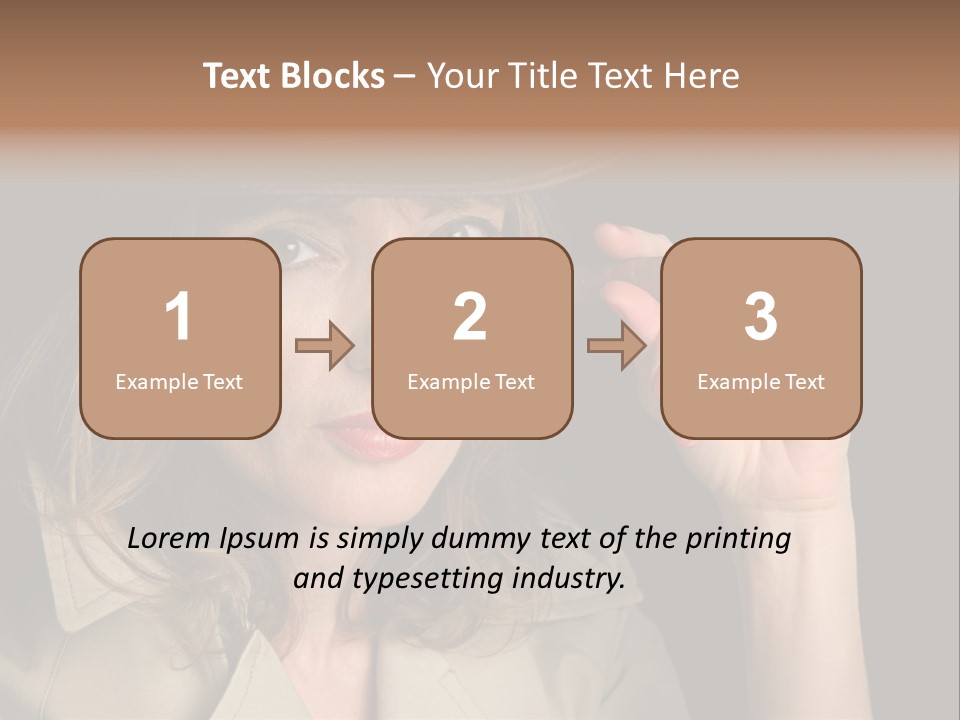 Agent Playing Fantasize PowerPoint Template