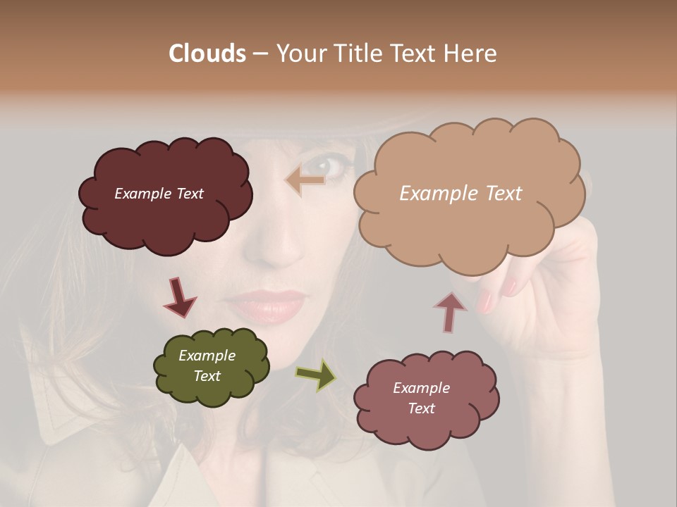 Agent Playing Fantasize PowerPoint Template