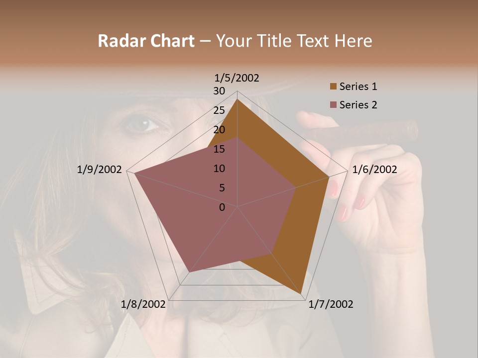 Agent Playing Fantasize PowerPoint Template