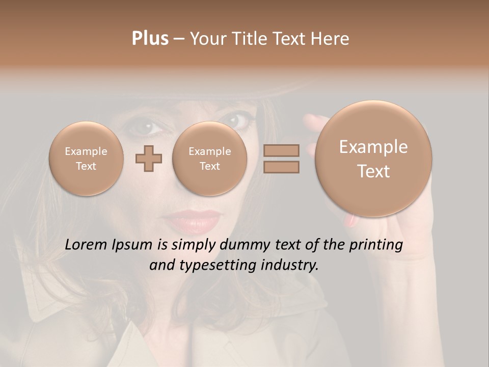Agent Playing Fantasize PowerPoint Template