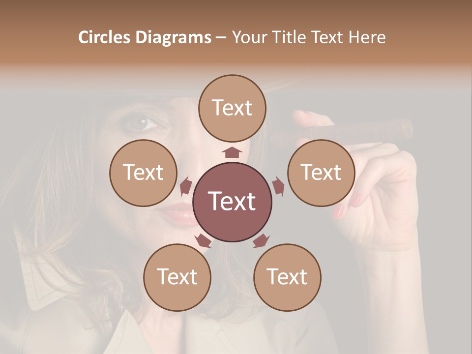 Agent Playing Fantasize PowerPoint Template