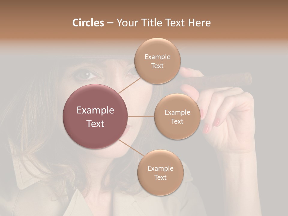 Agent Playing Fantasize PowerPoint Template