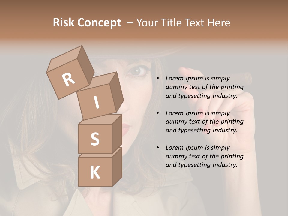 Agent Playing Fantasize PowerPoint Template