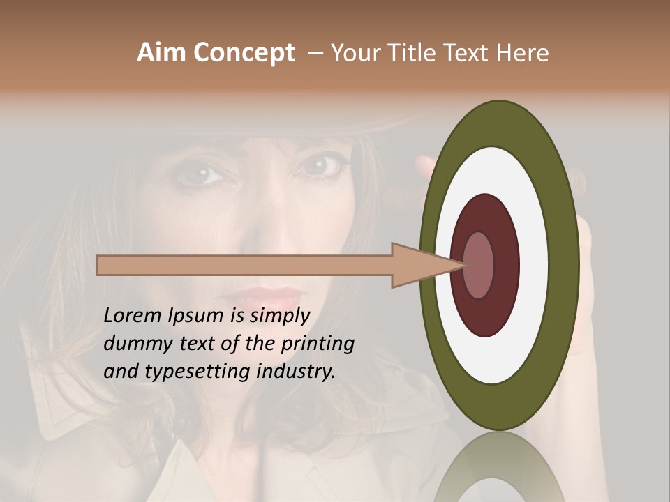 Agent Playing Fantasize PowerPoint Template