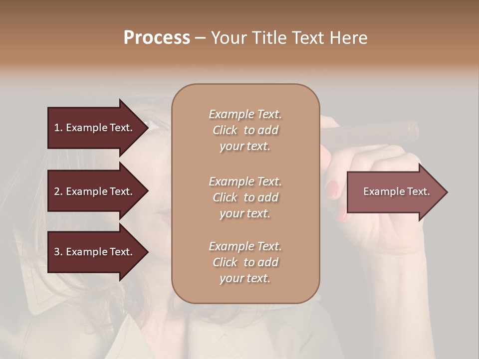 Agent Playing Fantasize PowerPoint Template