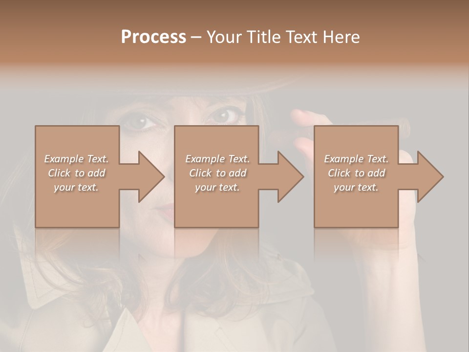 Agent Playing Fantasize PowerPoint Template