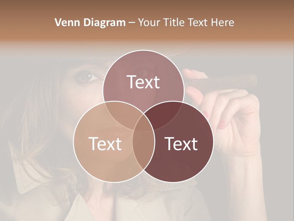 Agent Playing Fantasize PowerPoint Template