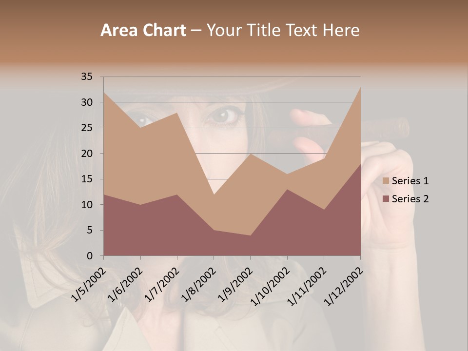 Agent Playing Fantasize PowerPoint Template