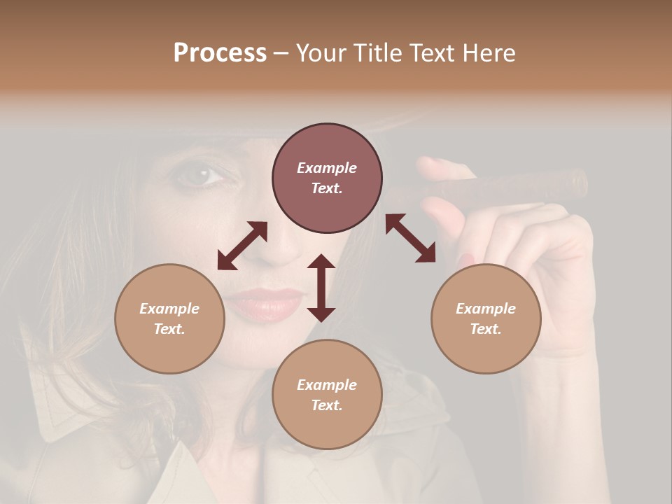 Agent Playing Fantasize PowerPoint Template