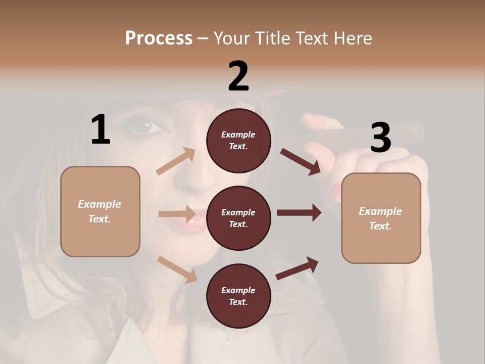 Agent Playing Fantasize PowerPoint Template