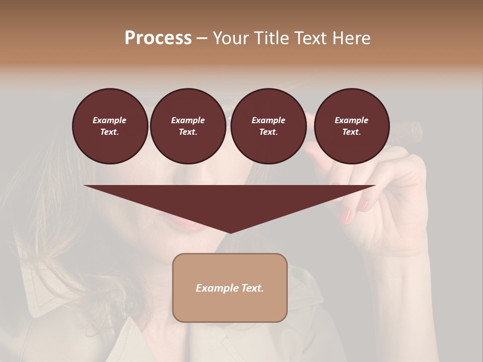 Agent Playing Fantasize PowerPoint Template
