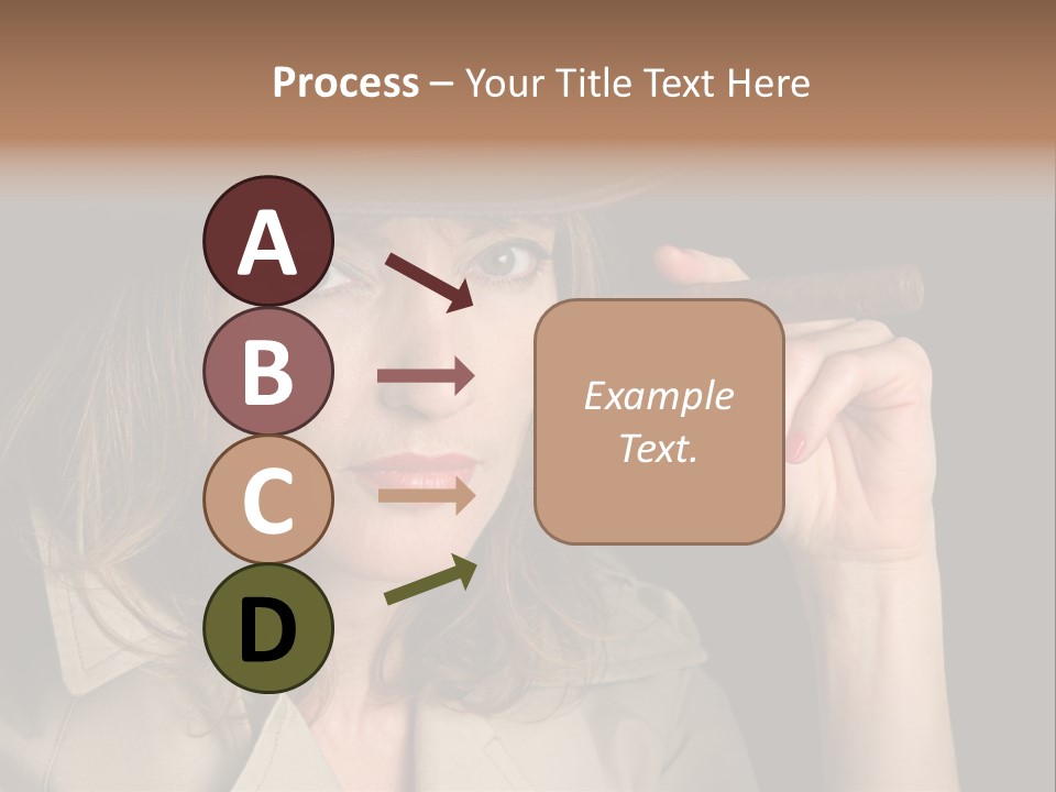 Agent Playing Fantasize PowerPoint Template