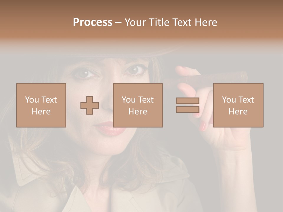 Agent Playing Fantasize PowerPoint Template