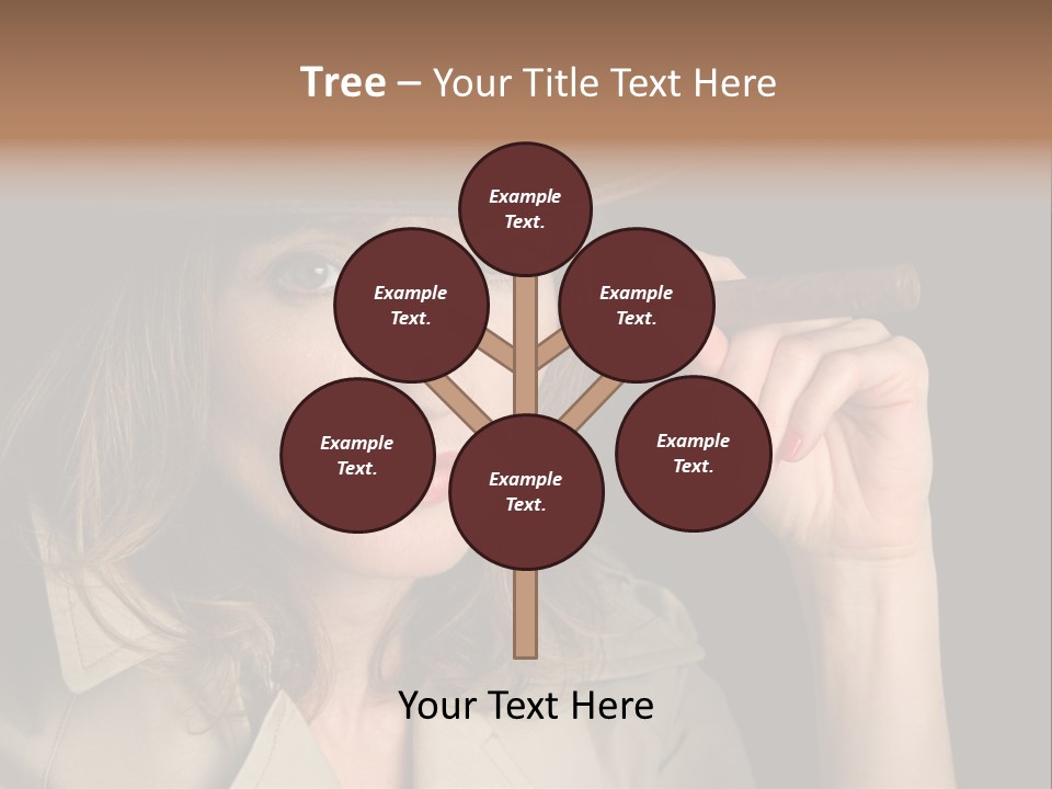 Agent Playing Fantasize PowerPoint Template