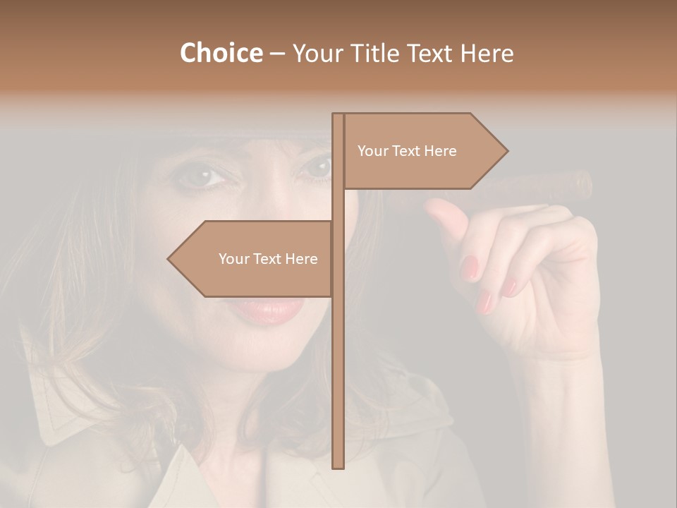 Agent Playing Fantasize PowerPoint Template