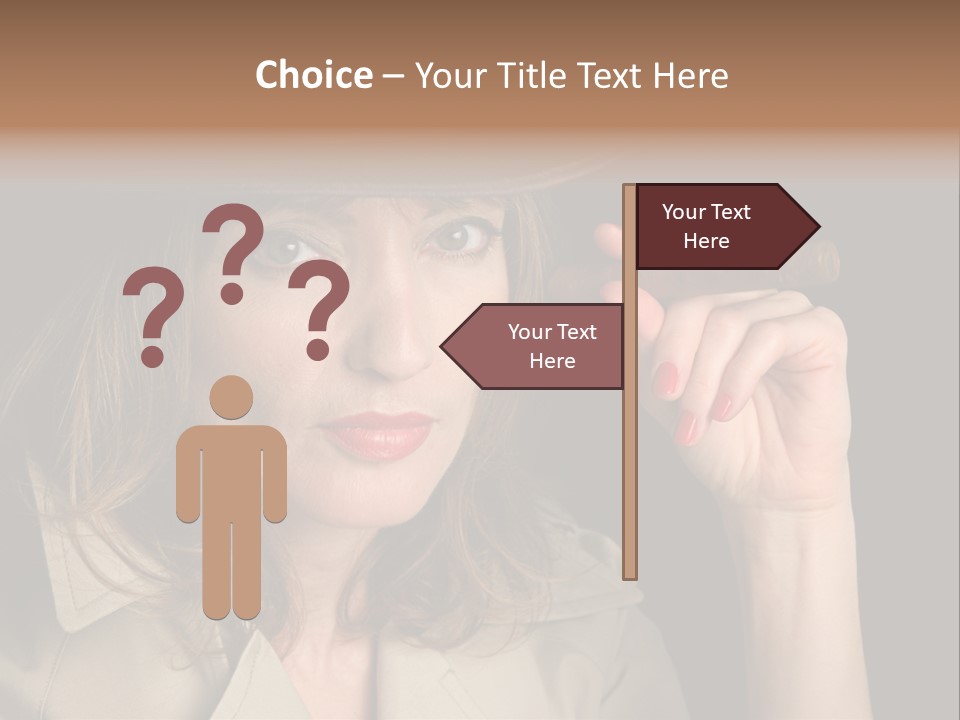 Agent Playing Fantasize PowerPoint Template