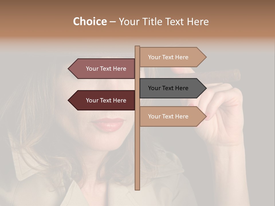Agent Playing Fantasize PowerPoint Template