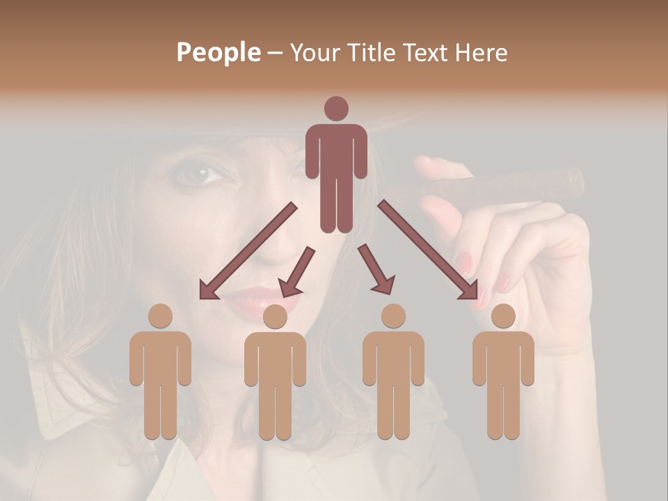 Agent Playing Fantasize PowerPoint Template