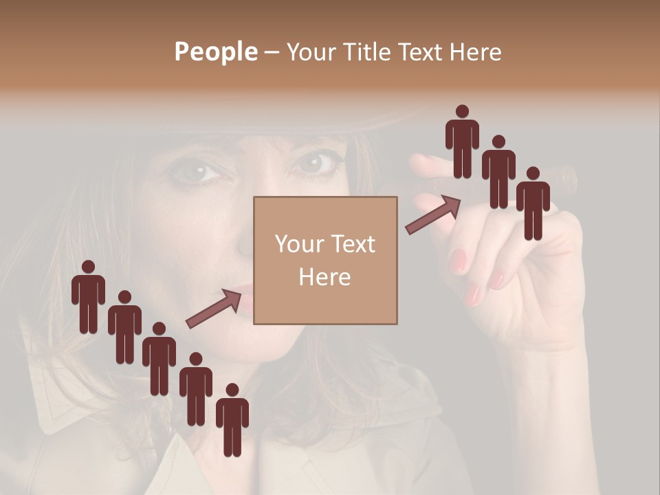 Agent Playing Fantasize PowerPoint Template