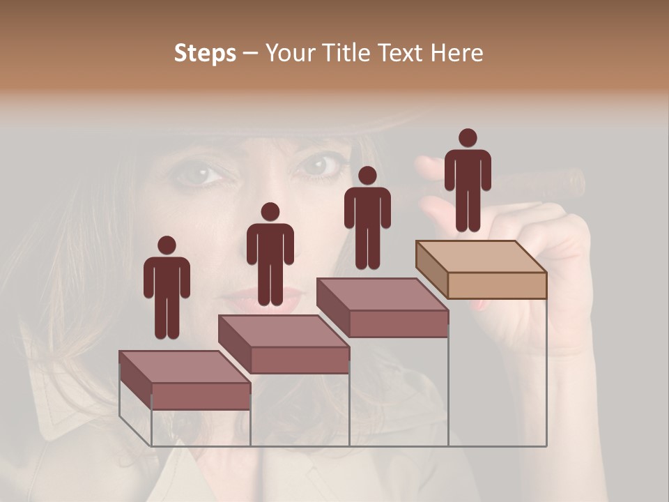 Agent Playing Fantasize PowerPoint Template