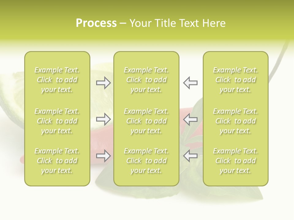 Herb Chili Pepper Isolated PowerPoint Template