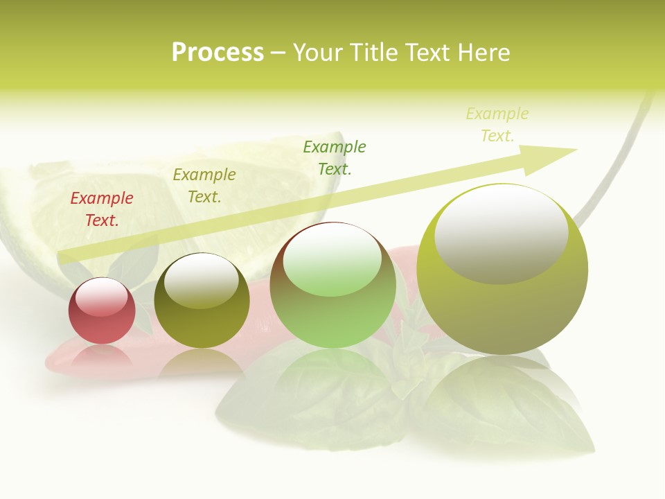 Herb Chili Pepper Isolated PowerPoint Template