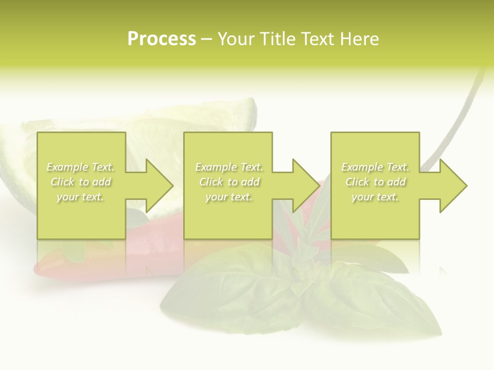 Herb Chili Pepper Isolated PowerPoint Template