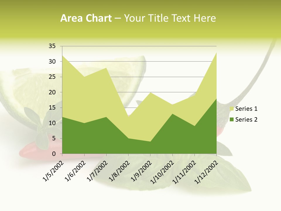 Herb Chili Pepper Isolated PowerPoint Template