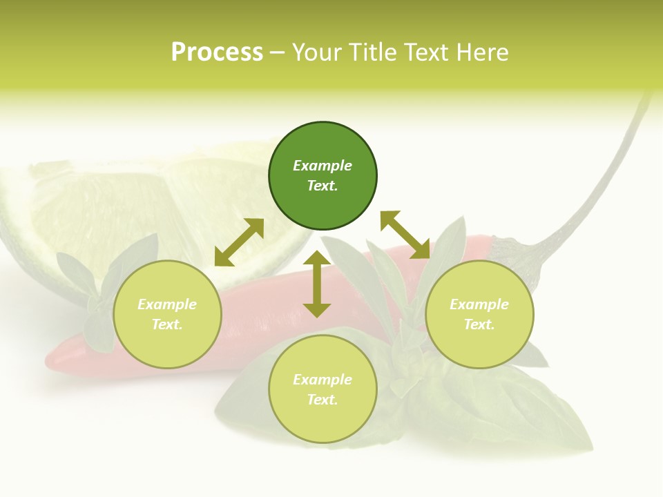 Herb Chili Pepper Isolated PowerPoint Template