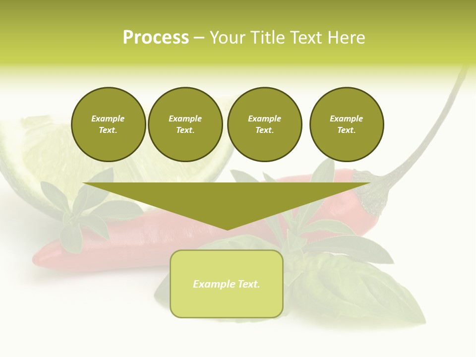 Herb Chili Pepper Isolated PowerPoint Template