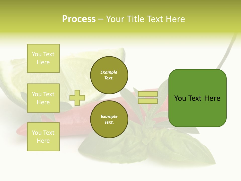 Herb Chili Pepper Isolated PowerPoint Template