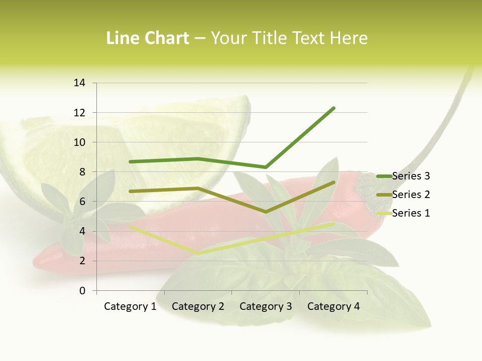 Herb Chili Pepper Isolated PowerPoint Template