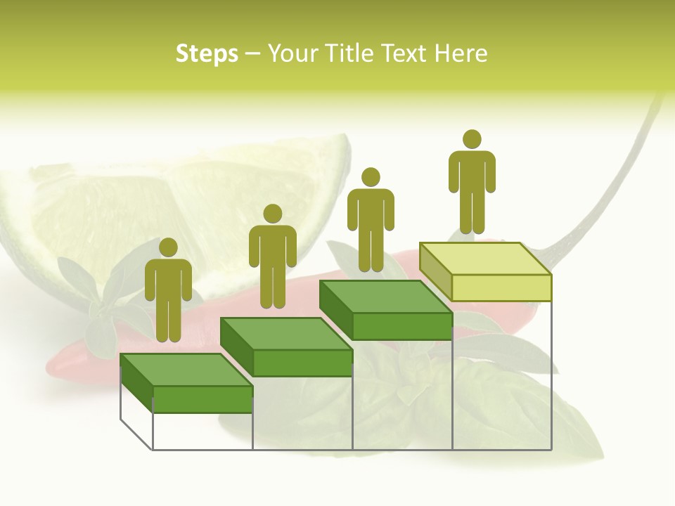 Herb Chili Pepper Isolated PowerPoint Template