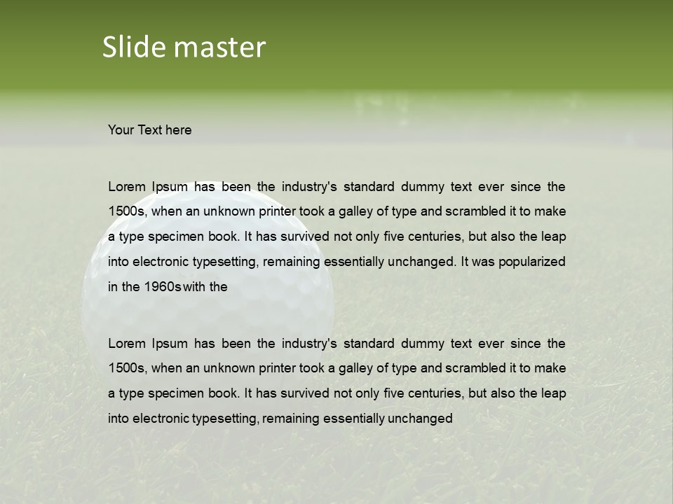 Leisure Talent Nearly In PowerPoint Template