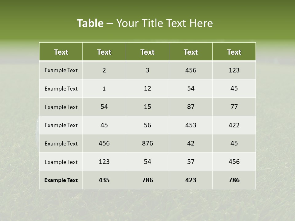 Leisure Talent Nearly In PowerPoint Template