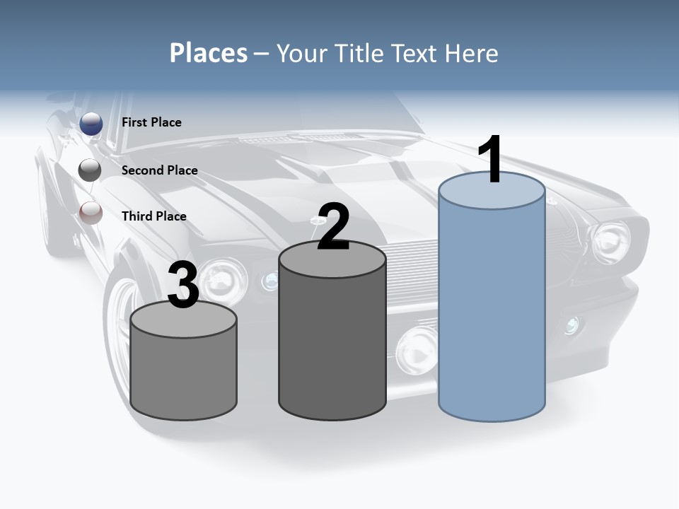 Car Transport Wheel PowerPoint Template