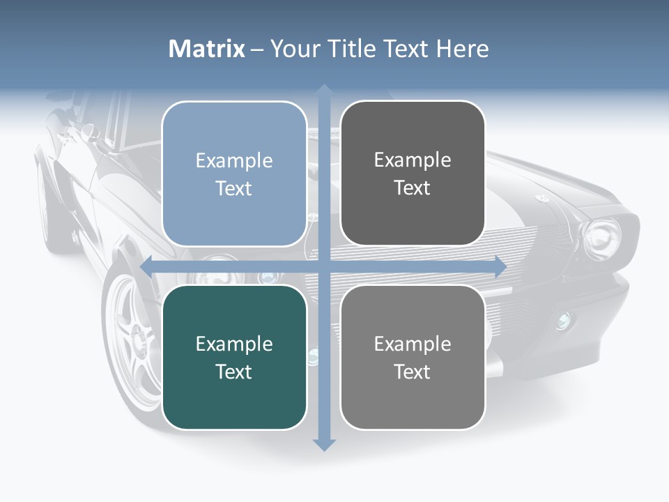 Car Transport Wheel PowerPoint Template