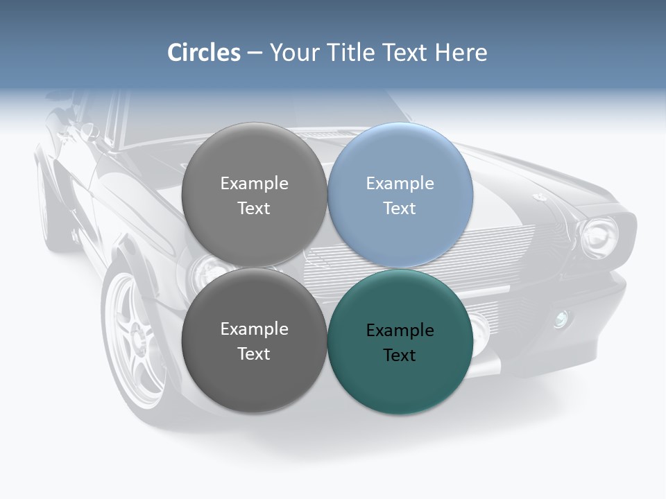 Car Transport Wheel PowerPoint Template