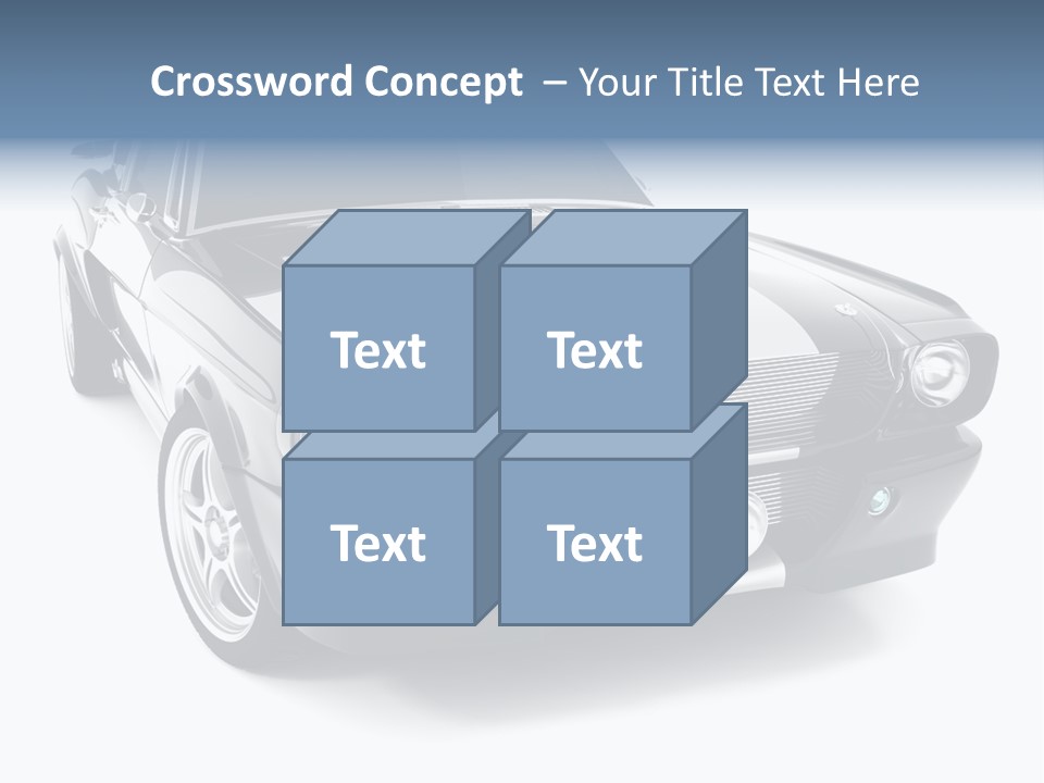 Car Transport Wheel PowerPoint Template