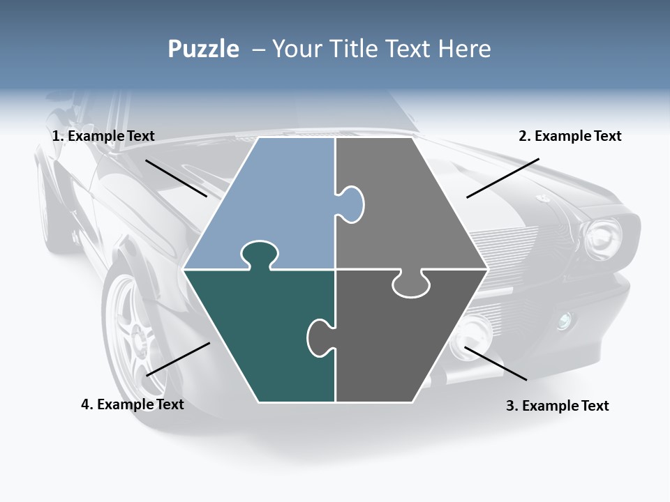 Car Transport Wheel PowerPoint Template