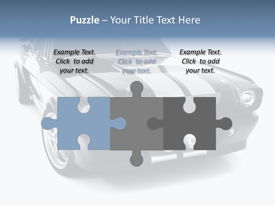 Car Transport Wheel PowerPoint Template