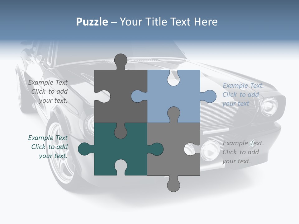 Car Transport Wheel PowerPoint Template
