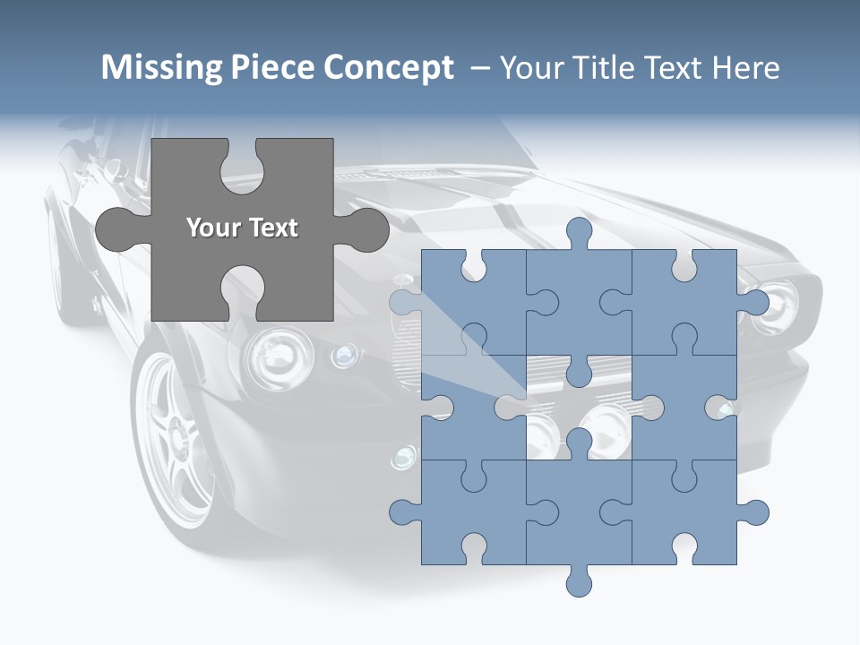 Car Transport Wheel PowerPoint Template