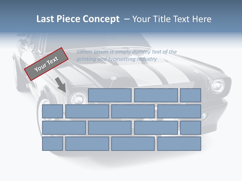 Car Transport Wheel PowerPoint Template