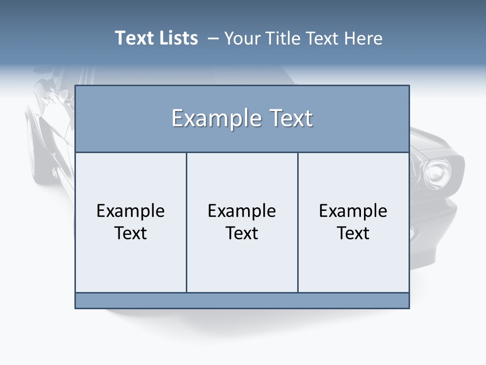 Car Transport Wheel PowerPoint Template
