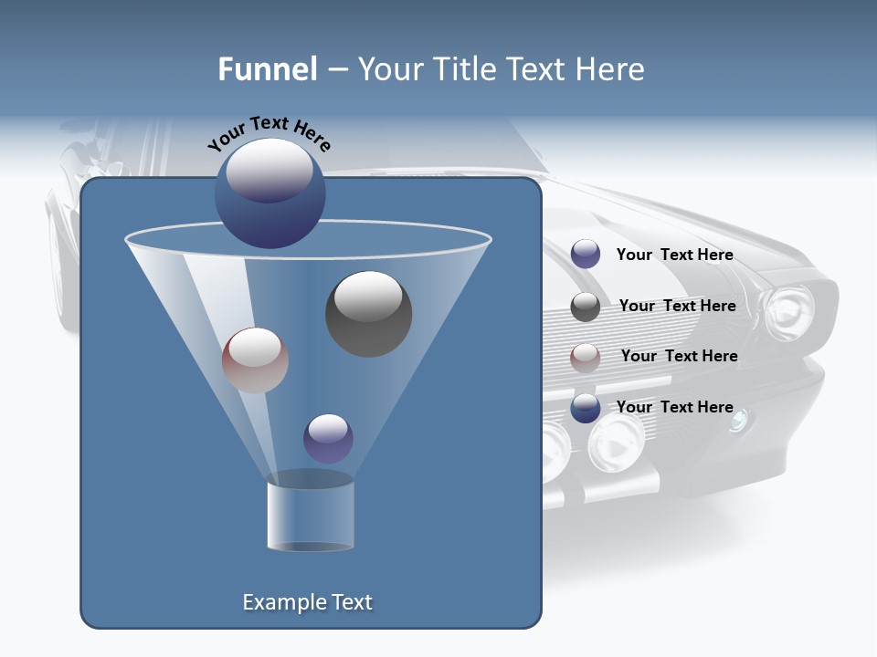 Car Transport Wheel PowerPoint Template