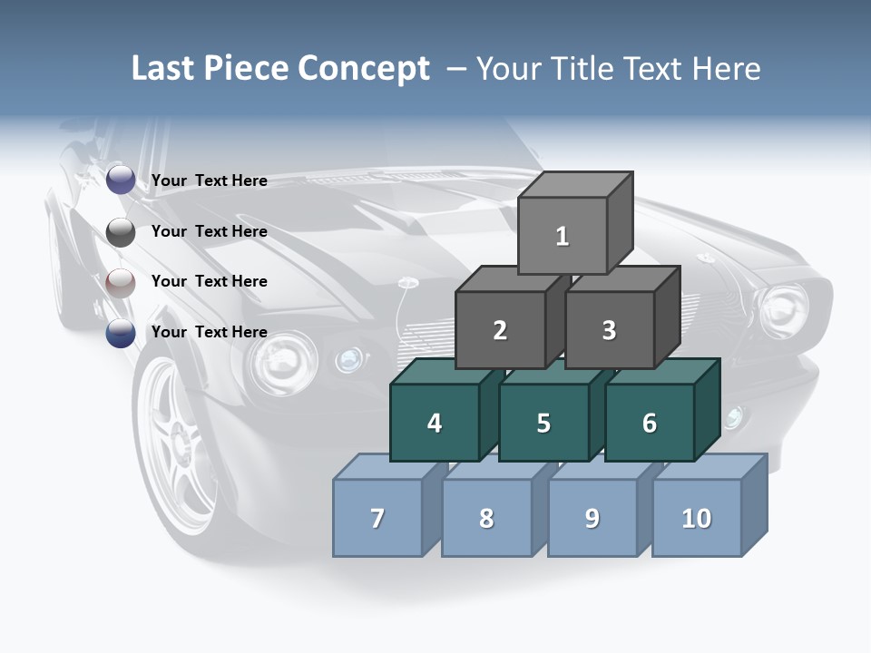 Car Transport Wheel PowerPoint Template