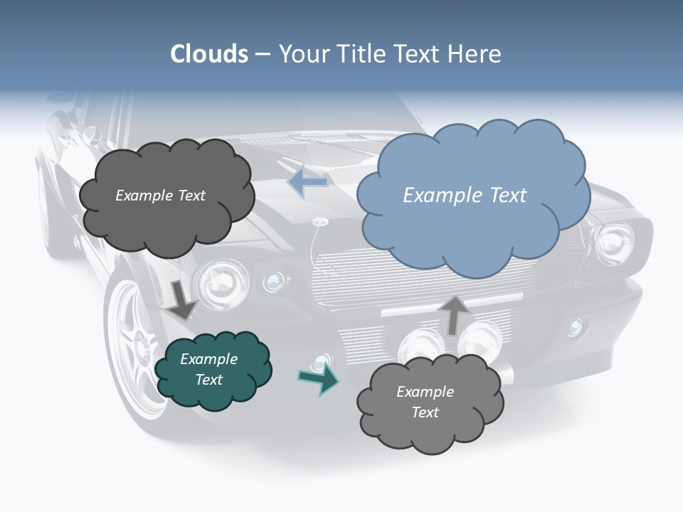 Car Transport Wheel PowerPoint Template