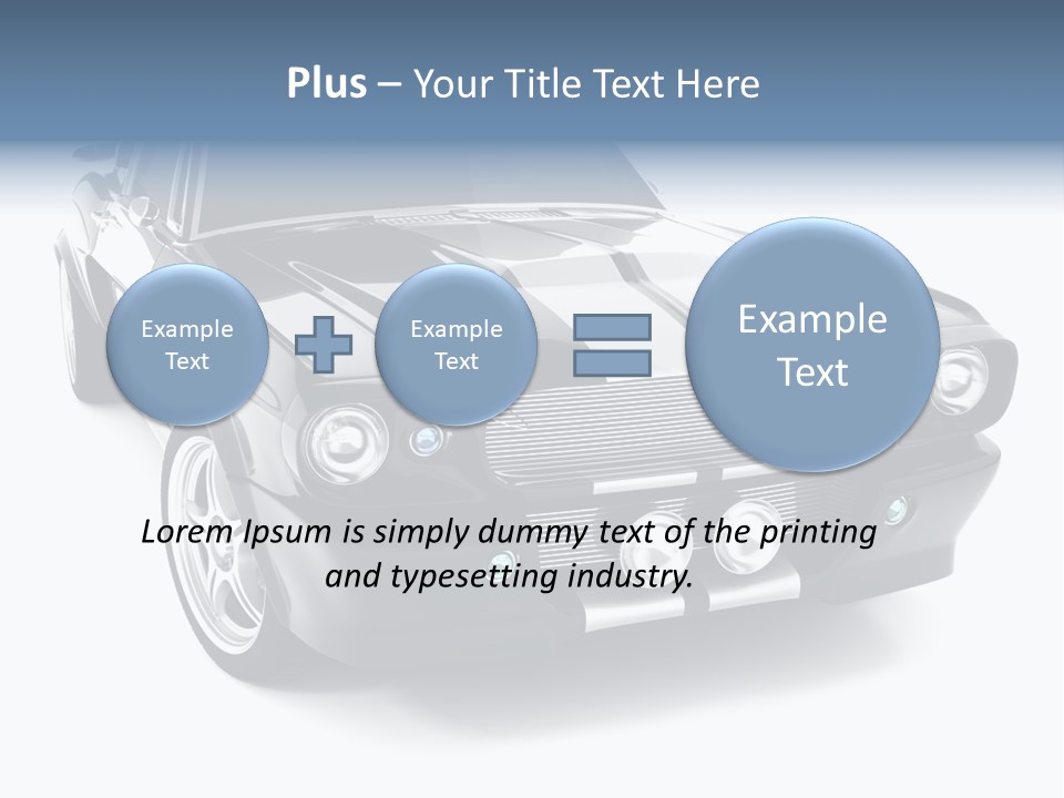 Car Transport Wheel PowerPoint Template