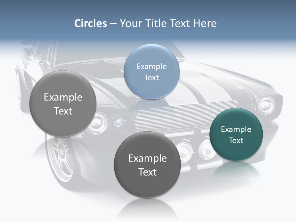Car Transport Wheel PowerPoint Template